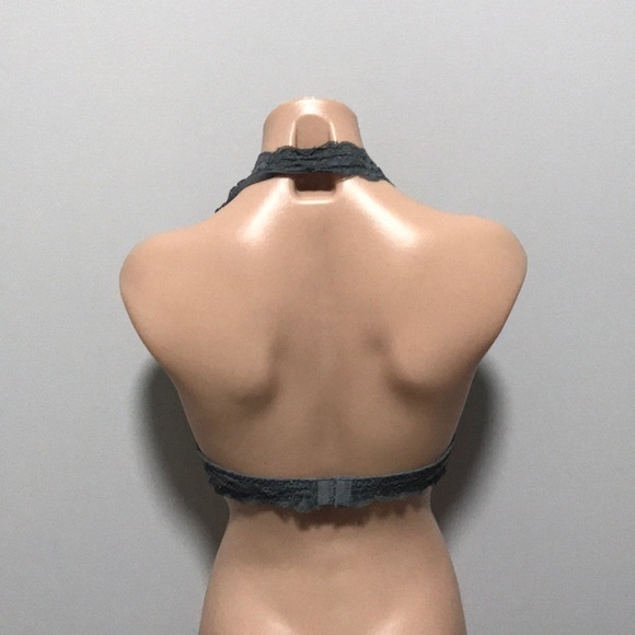 Intimately Free People Lace Gray Halter Bralette - Picture 5 of 7